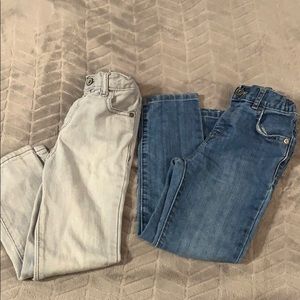 boys skinny jeans, blue and light gray